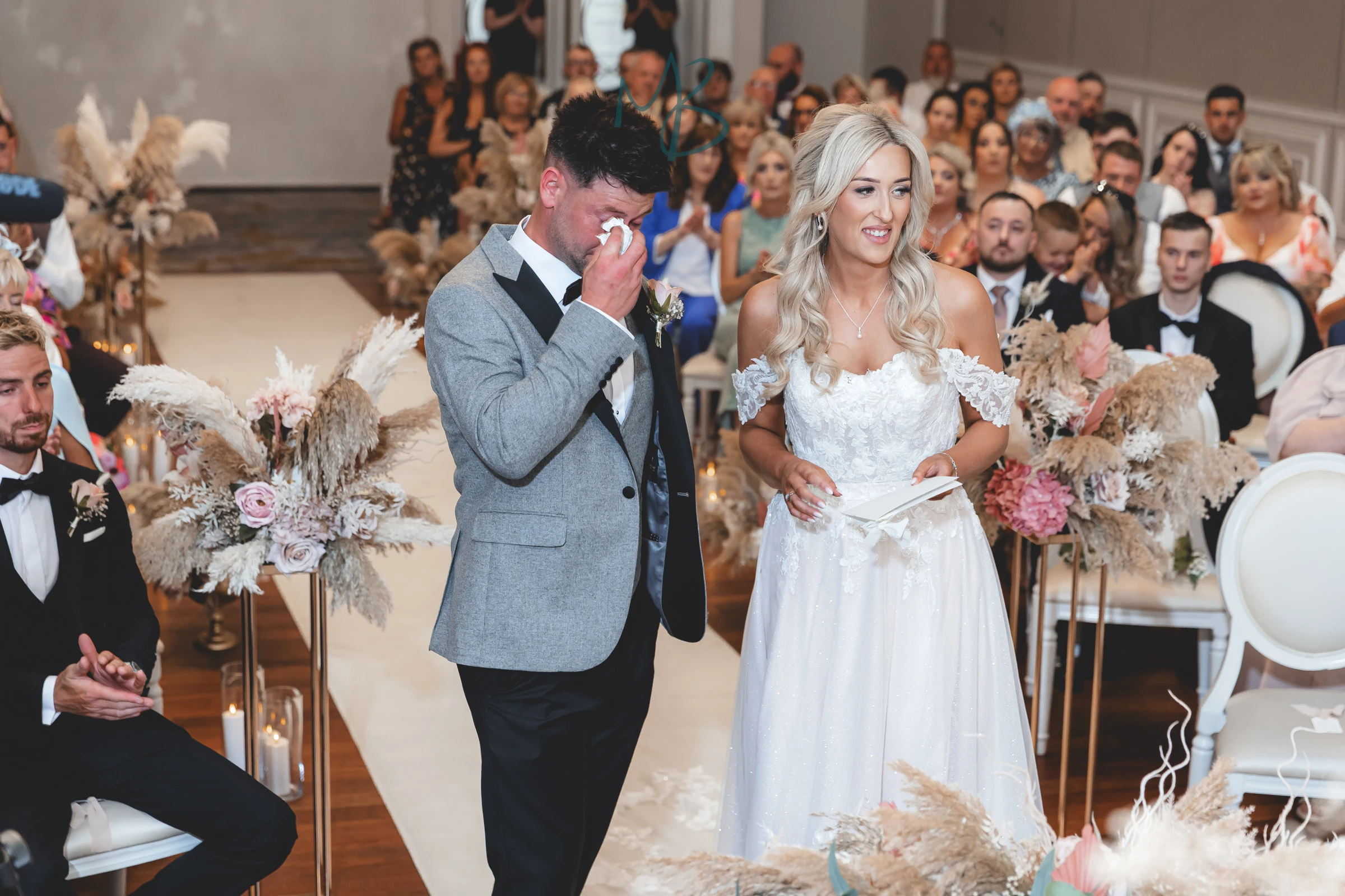 Lee and Melissa, Tullyglass Hotel
